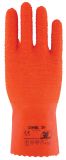 GUANTE 3L LATEX RUG. CORAL 30 NARANJA