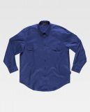 CAMISA WORKTEAM B8200 M/LARGA ALGODON