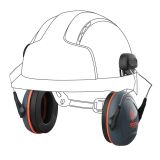 JSP Orejeras Sonis™ Compact para casco SNR-31