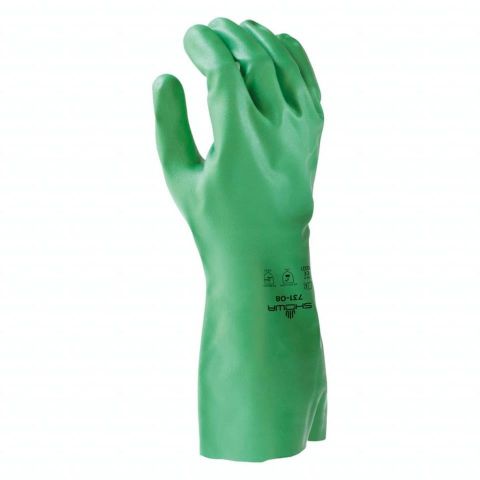 GUANTE 3L NITRILO VERDE ECONIL 15F