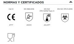 GUANTE 3L NITRILO VERDE ECONIL 15F