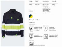 CAZADORA ATEX SEANA SUÑER 1 BICOLOR