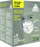 MASCARILLA FFP2 C/VALV CARB. ACT. MO23236 5UDS